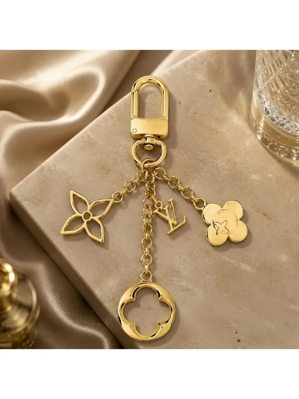 Stylish Metal Multi Pendant Bag Charm Clip for Handbag, Purse, Backpack & Keys